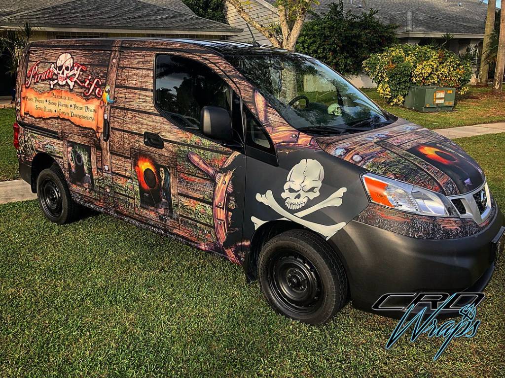 Pirate Life - Custom Design and Full Commercial Wrap