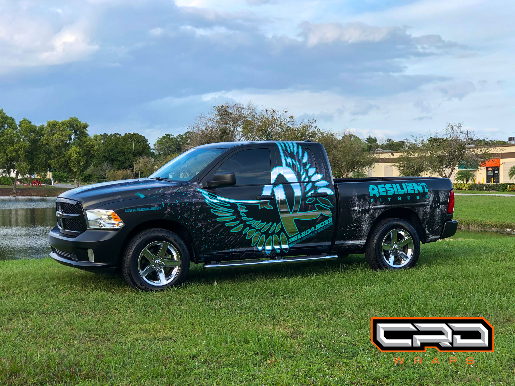 Multi Layer Custom Truck Wrap CRD Wraps