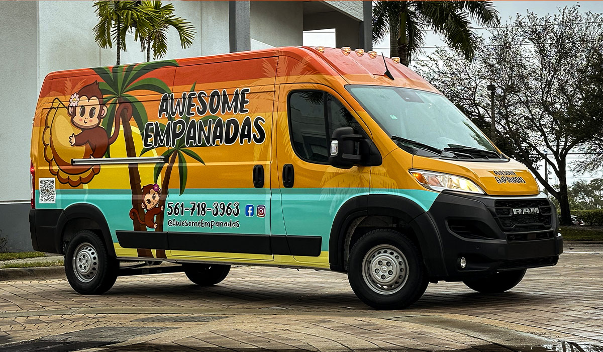 Full commercial vehicle wrap by CRD Wraps