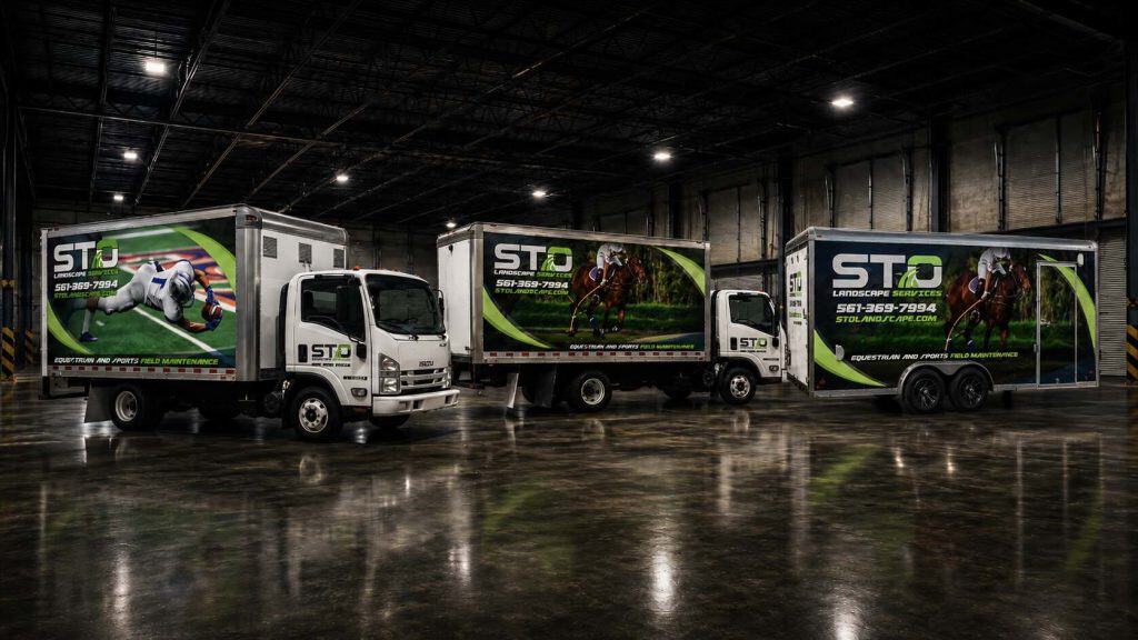 Fleet wraps for Wellington landscapers