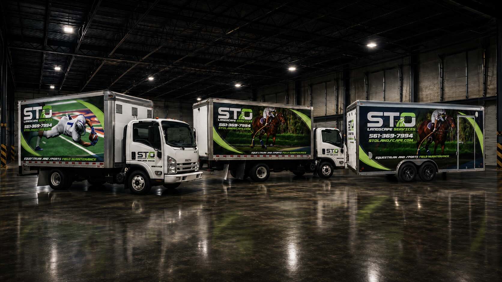 Fleet wraps for Wellington landscapers