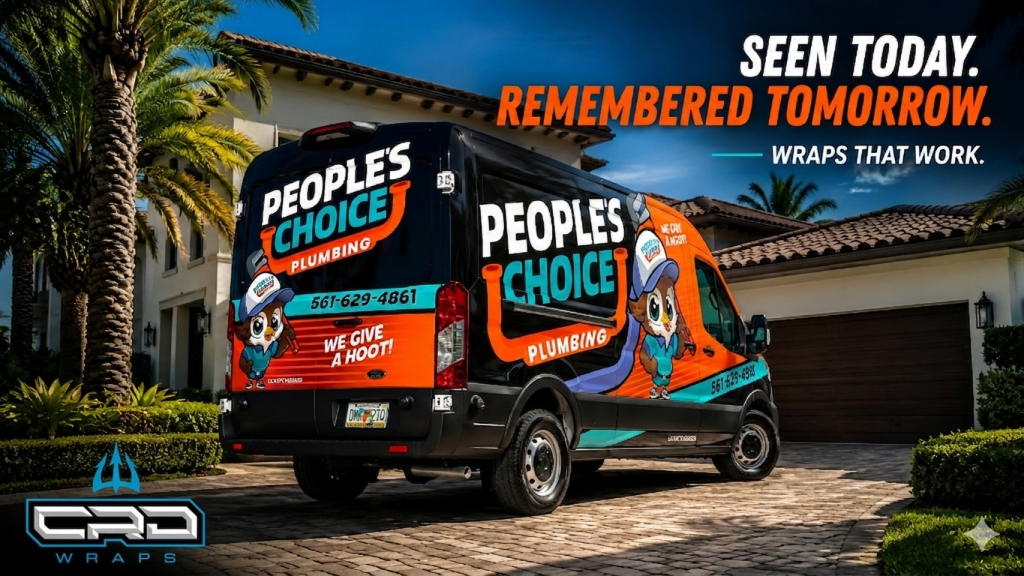 People's Choice Fleet Wrap Project - Plumbing Wrap