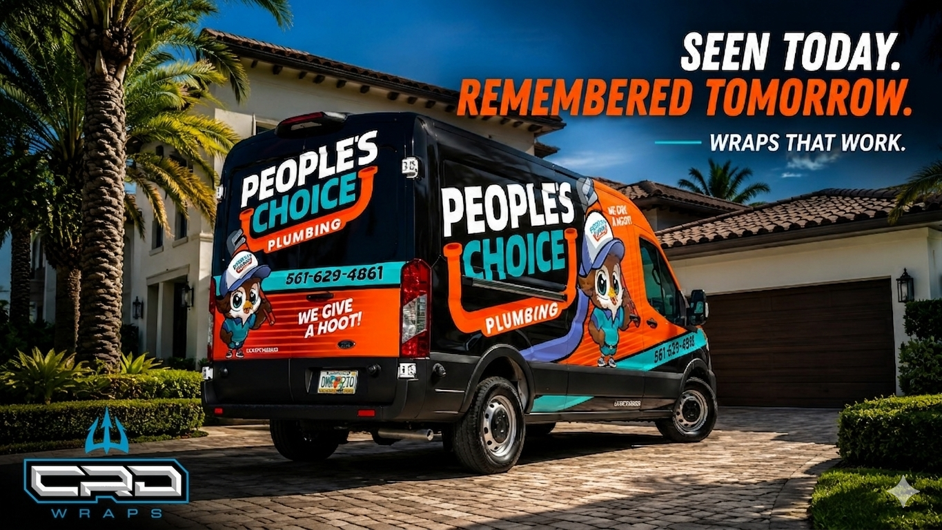 People's Choice Fleet Wrap Project - Plumbing Wrap